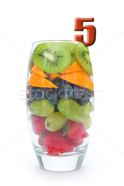 Stock photo: Five a day