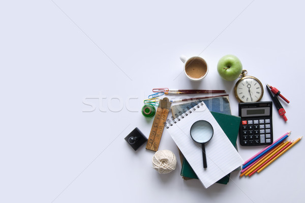 Stationery education background with space Stock photo © unikpix