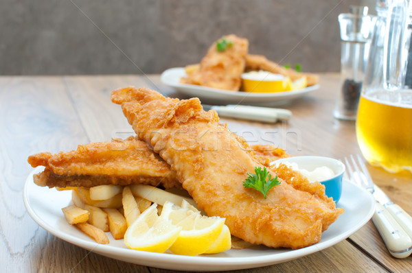 Fish and chips  Stock photo © unikpix