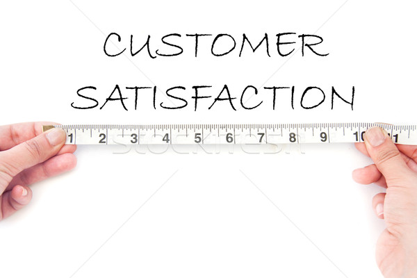 Meausuring customer satisfaction Stock photo © unikpix