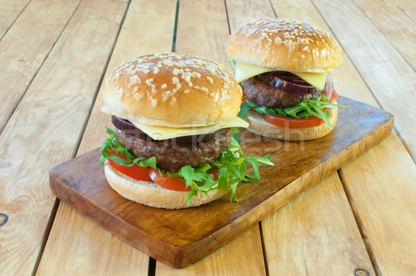 Hamburger with cheese Stock photo © unikpix