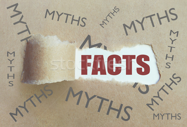 Myths and facts uncovered  Stock photo © unikpix