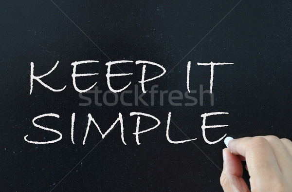 Keep it simple Stock photo © unikpix