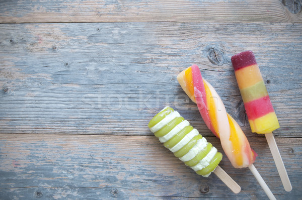 Frozen ice lollies Stock photo © unikpix