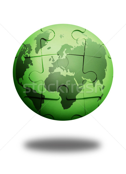 Earth puzzle  Stock photo © unikpix