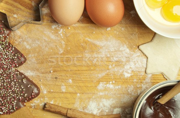 Christmas baking background Stock photo © unikpix