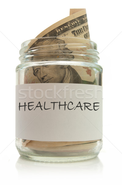 Gesundheitswesen Fonds jar voll Dollar stellt fest Stock foto © unikpix