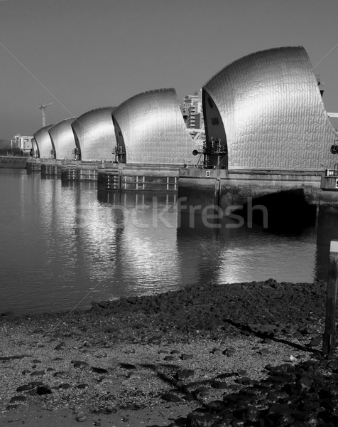 London River Thames barrier Stock photo © unikpix