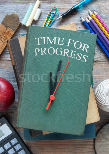 Time for progress education concept  Stock photo © unikpix
