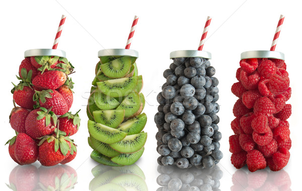 Fruit smoothie flavours concept  Stock photo © unikpix