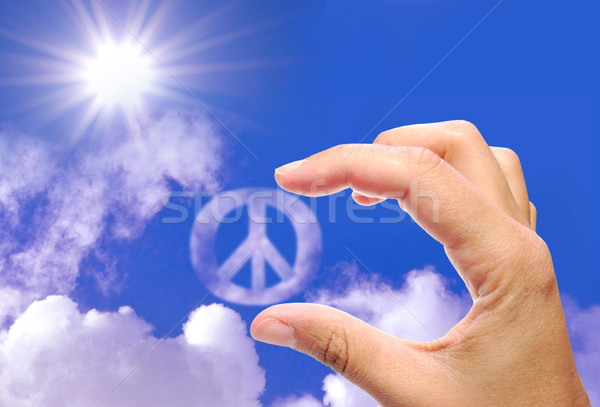 Peace sign  Stock photo © unikpix