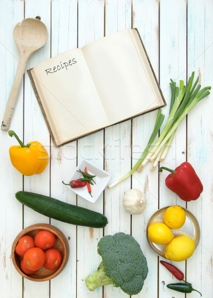 Recipe book Stock photo © unikpix