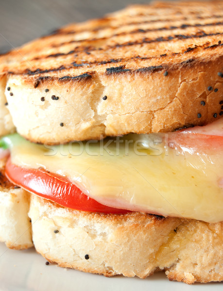 Grillés fromages sandwich jambon fondu alimentaire [[stock_photo]] © unikpix