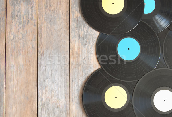 Vinyl records background Stock photo © unikpix