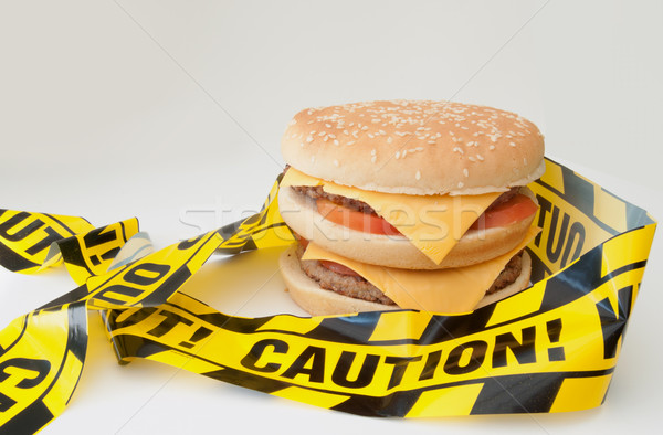 Fast food warning  Stock photo © unikpix