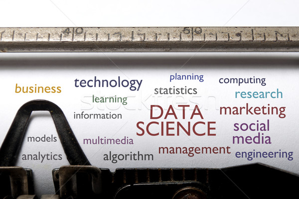 Data science word cloud Stock photo © unikpix