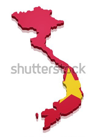 Map Vietnam Stock photo © unkreatives