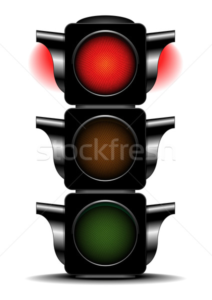 traffic light red Stock photo © unkreatives