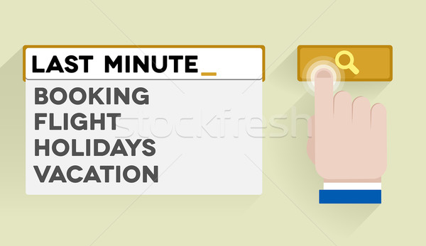 search last minute Stock photo © unkreatives