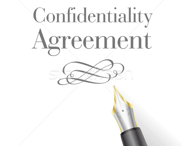 Confidentiality Agreement Stock photo © unkreatives