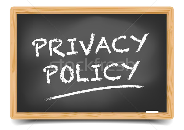 Blackboard Privacy Policy Stock photo © unkreatives