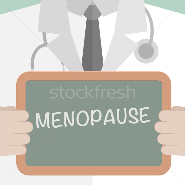 Menopausa ilustração médico lousa Foto stock © unkreatives