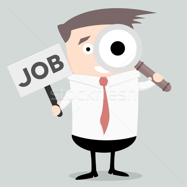 Businessman Search Job Stock photo © unkreatives