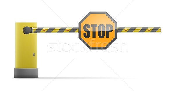 Closed Barrier Stop Stock photo © unkreatives