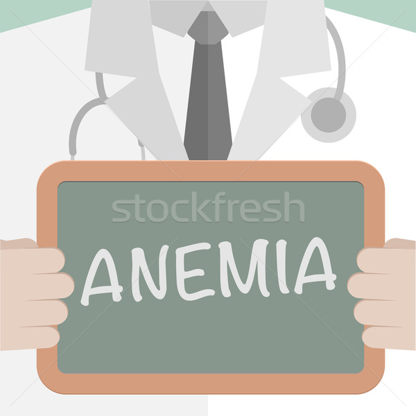 Stock photo: Medical Board Anemia