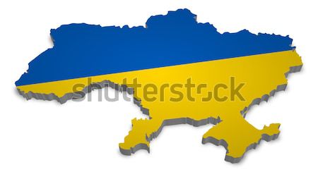 Ukraine 3D Stock photo © unkreatives