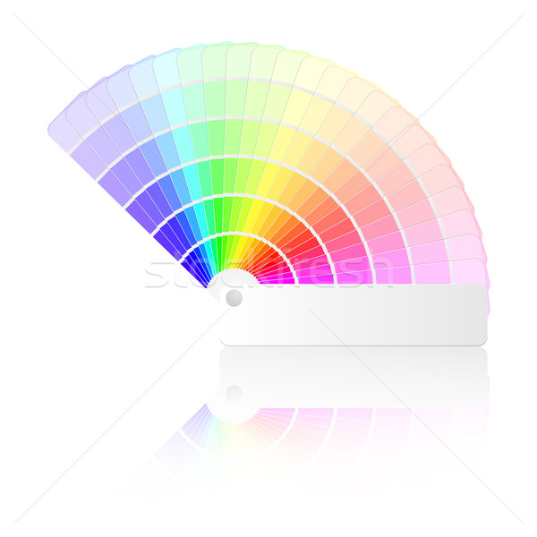 Farbe führen detaillierte Illustration unterschiedlich Farben Stock foto © unkreatives