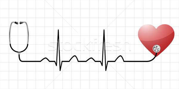 heartbeat Stock photo © unkreatives