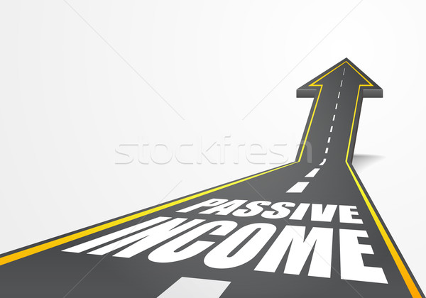 Rutier pasiv venituri detaliat ilustrare şosea Imagine de stoc © unkreatives