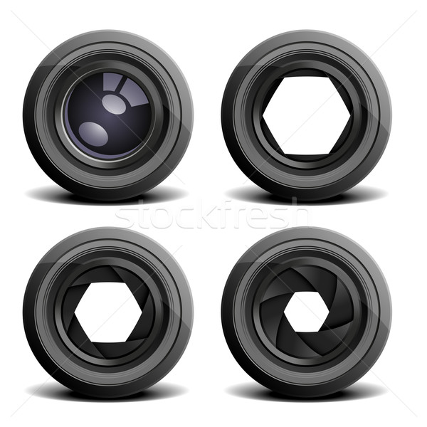 camera lenses Stock photo © unkreatives