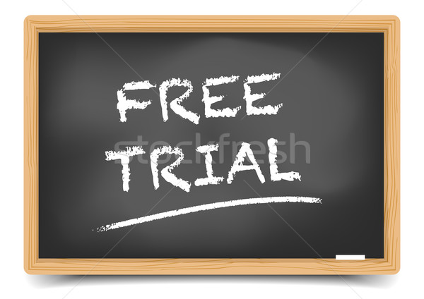 Blackboard Free Trial Stock photo © unkreatives