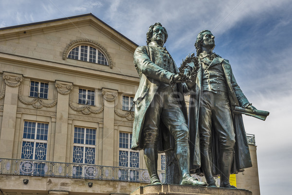 Goethe and Shiller Monument Stock photo © unkreatives