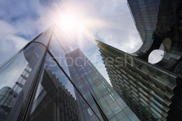 multiple office towers Stock photo © unkreatives