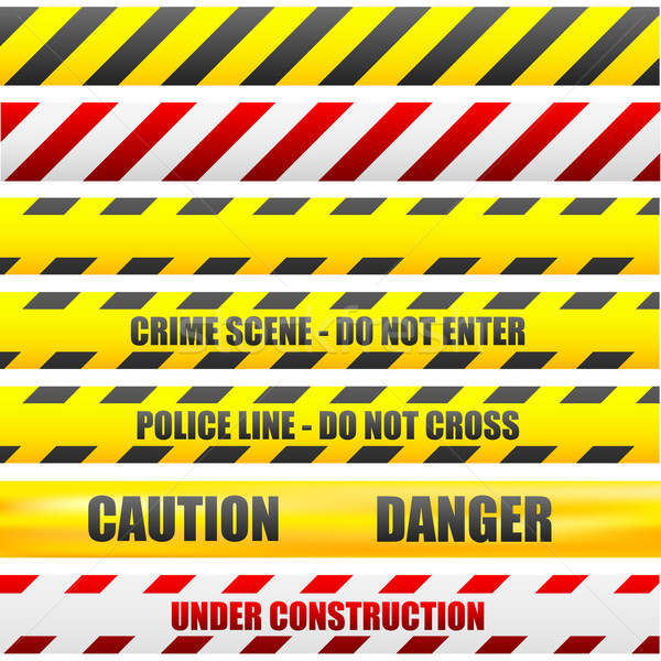 caution lines Stock photo © unkreatives