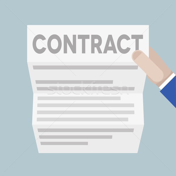 Sheet contract Stock photo © unkreatives