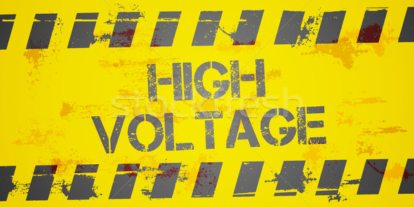 High Voltage Warning Stock photo © unkreatives