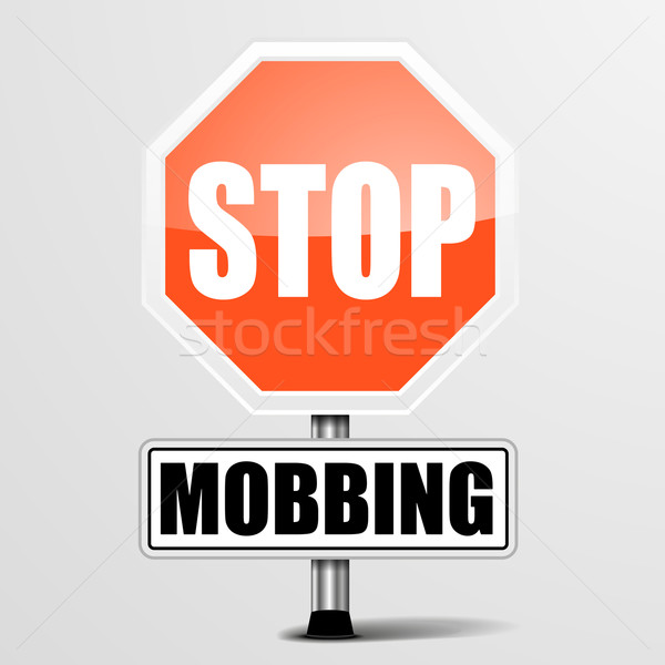 Stop Mobbing Stock photo © unkreatives