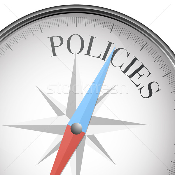 Stock photo: compass concept policies