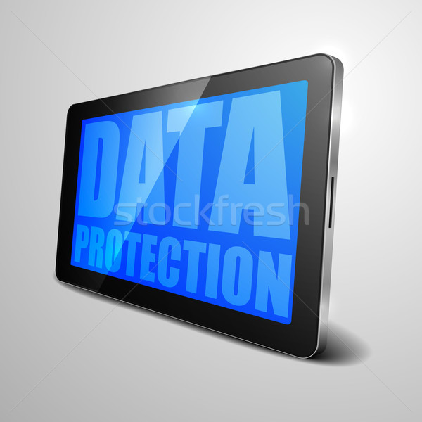 tablet Data Protection Stock photo © unkreatives