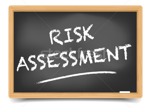 Blackboard Risk Assessment Stock photo © unkreatives
