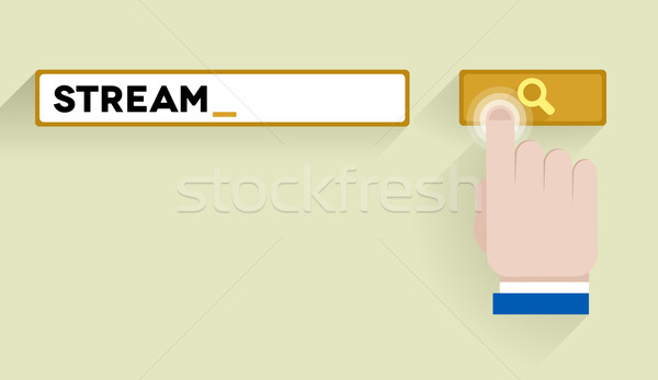 search stream Stock photo © unkreatives