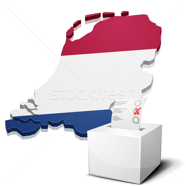 ballotbox Netherlands Stock photo © unkreatives