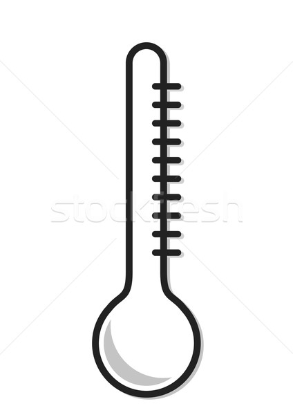 Termometr ikona ilustracja medycznych tle lata Zdjęcia stock © unkreatives