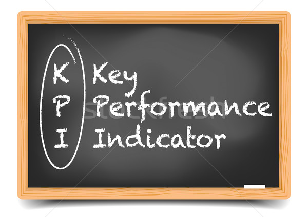 KPI Blackboard Stock photo © unkreatives