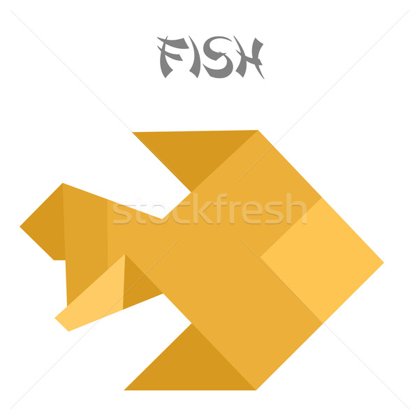 origami fish Stock photo © unkreatives