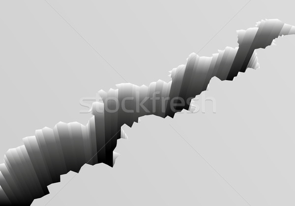 Stock photo: Deep Crack Background